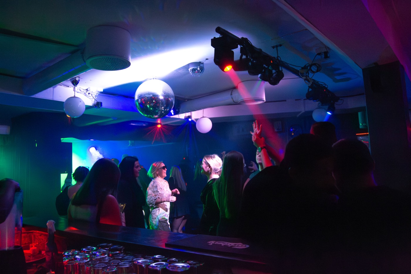 Dansegulv med laserlys